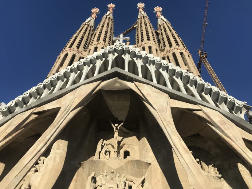 The Basílica de la Sagrada Família.