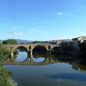 Bridge over the Arga rives, Puente la Reina