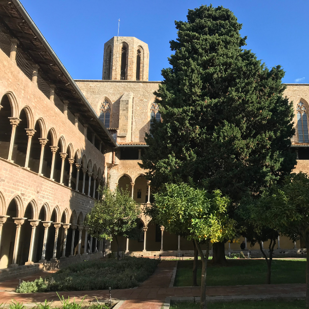Pedralbes Monastery's Cloister in Barcelona (1)