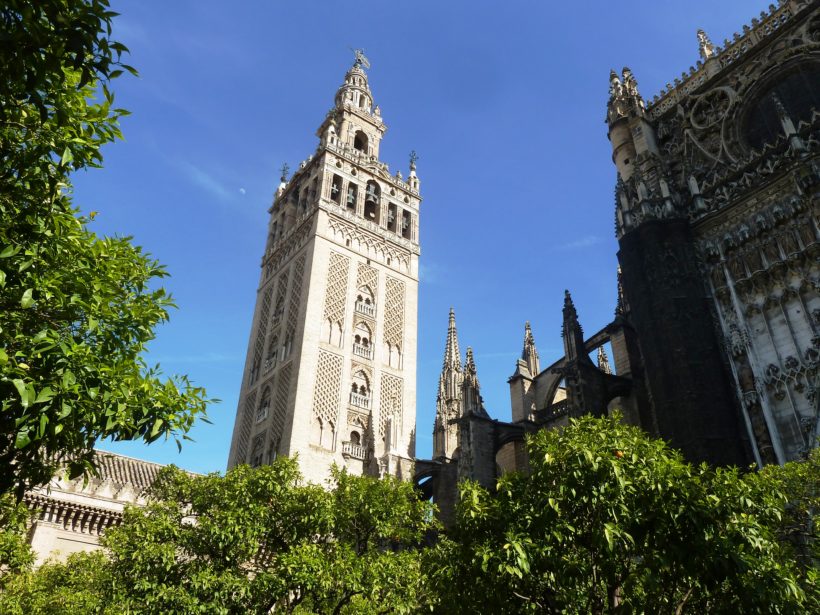 Monuments of Seville in the Spanish south