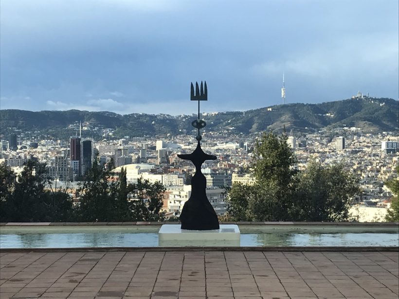 Montjuic, arts and gardens in the city of Barcelona